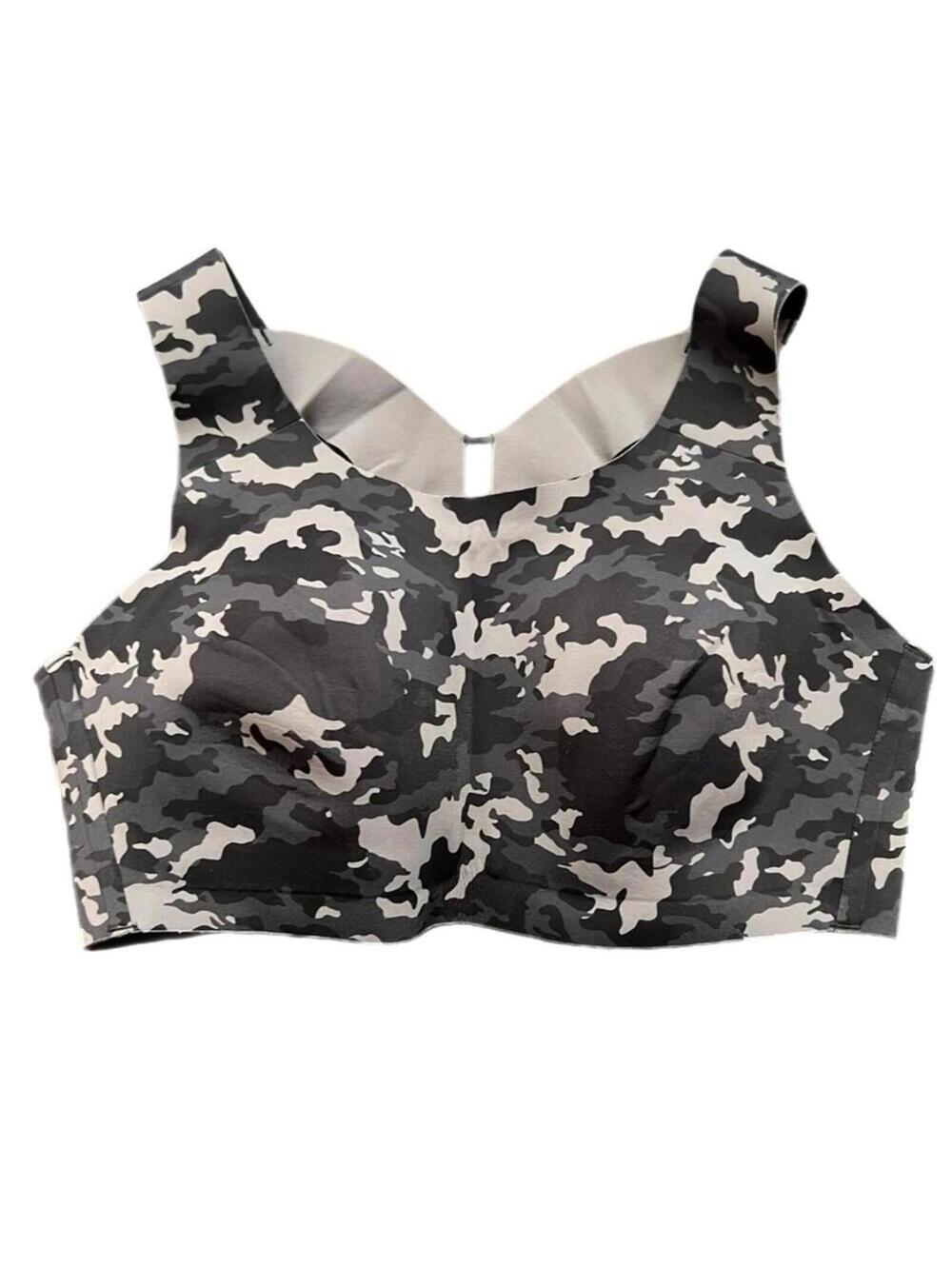 SYROKAN‎ Camouflage Patterned Athletic Sports Bra - 34C